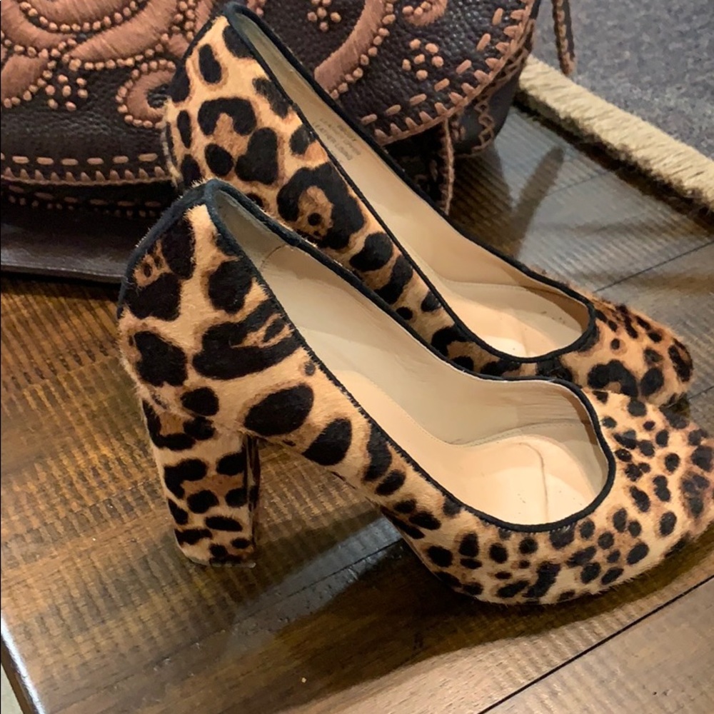J Crew Pony Hair Pumps